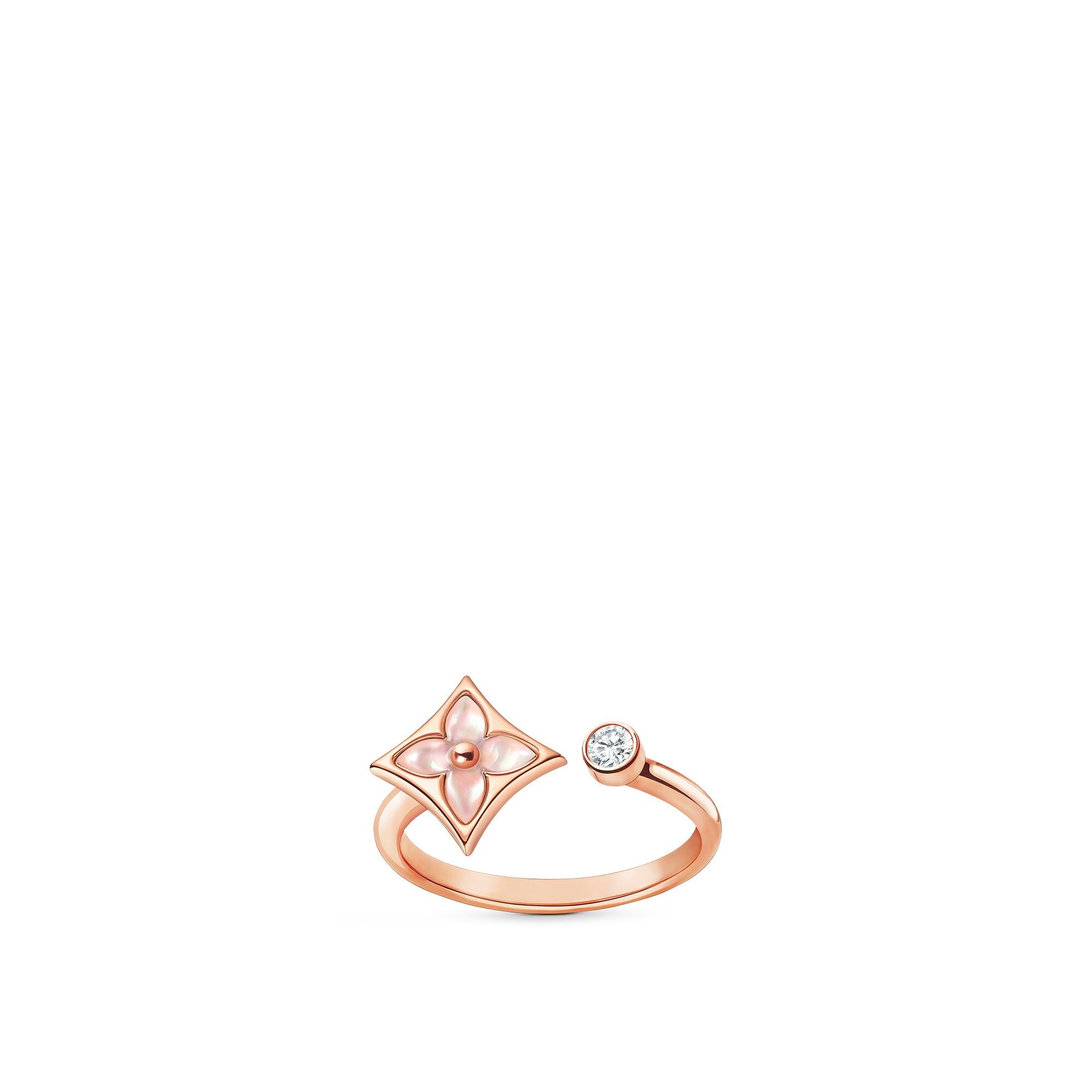 Pink mother of deals pearl ring